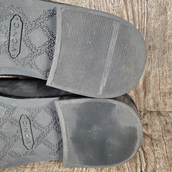 Vionic Waverly Women's Size 6 Black Suede Leather Penny Loafers Shoes - Picture 9 of 12